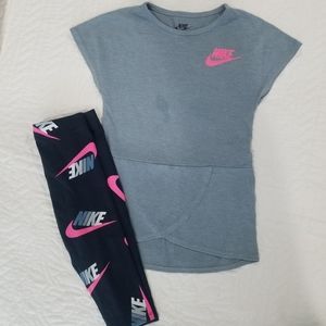 Girls nike tunic and leggings